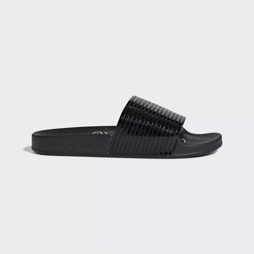 Adidas Adilette Chanclas Negros Para Mujer (MX-36816)